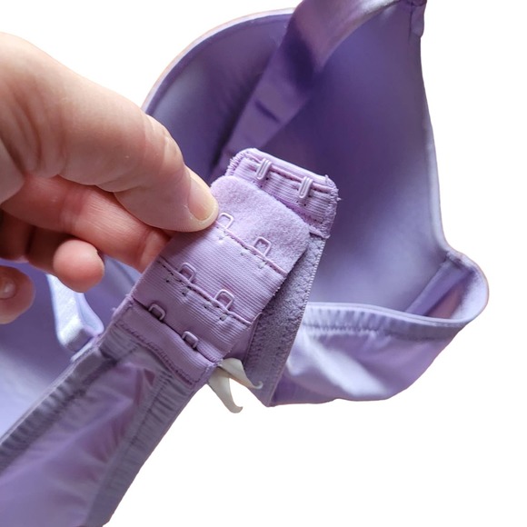 Sweet Nothings by Lilyette Purple Full Coverage Underwire Bra Size 38D - Picture 4 of 6